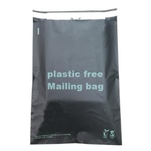 China Eco-Friendly Waterproof Durable Grey/White PLA Biodegradable Courier Bags,100% Compostable And Biodegradable Courier Env on sale