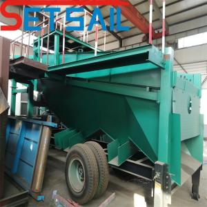 Affordable Land Gold Mining Equipment with Agitation Chute and Oil Resistant