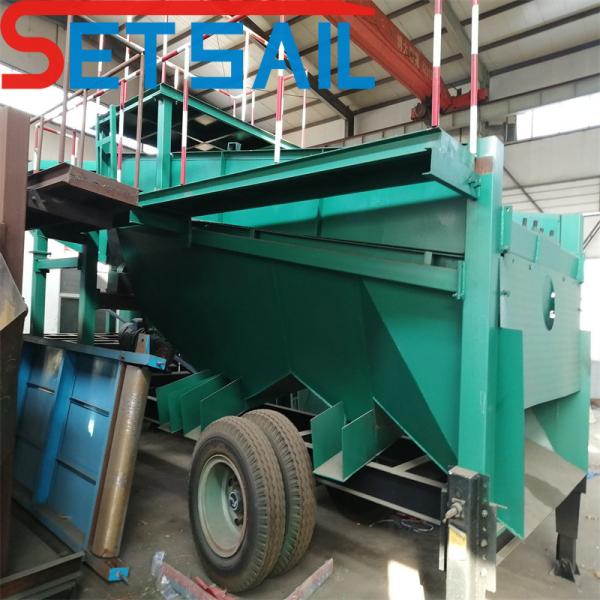 Affordable Land Gold Mining Equipment with Agitation Chute and Oil Resistant