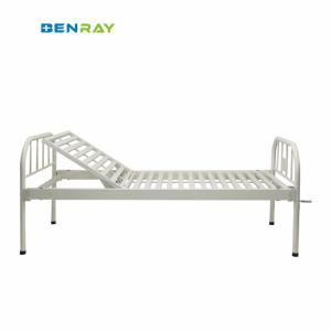 Cheap Metal Manual Medical Flat Hospital Bed 1 Function Manual for sale