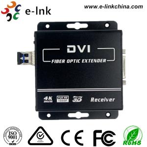 4K DVI Video To Fiber Media Converter 3.40 Gbps Video Bit Rate Support DVI 1.0 /