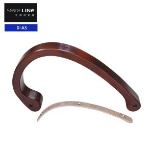 Cheap Modern Reddish Brown Solid Wooden Chair Armrest Increase Comfort And Support for sale