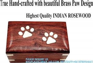 China Wooden Urn - Pet Urns For Dogs Ashes, Decorative Wooden Pet Urns For Ashes - Rosewood Cremation Urns For Dogs on sale