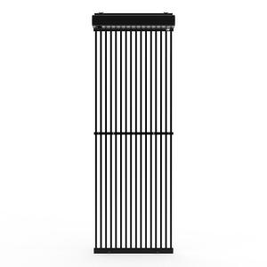 China LV 25  Series DIP LED Media Facade Vertical Install Rate High Transparency Glass Wall Mediafacade on sale