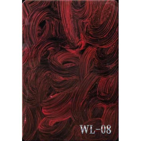 Quality Black Red Whirlpool Cast Acrylic Perspex Sheet Moisture Resistance wholesale