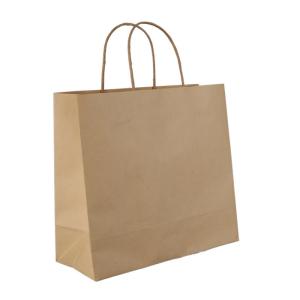 China Customized printing brown kraft paper bag gift packaging bag on sale