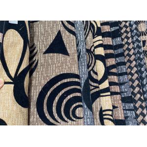 China 150cm Heap Jacquard Sofa Fabric 100% Polyester Shrink Resistant on sale