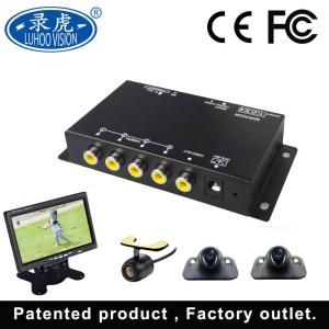 Cheap Light Weight Car DVR 4 Channel Full Hd , Multi Camera Vehicle DVR 75Ω for sale