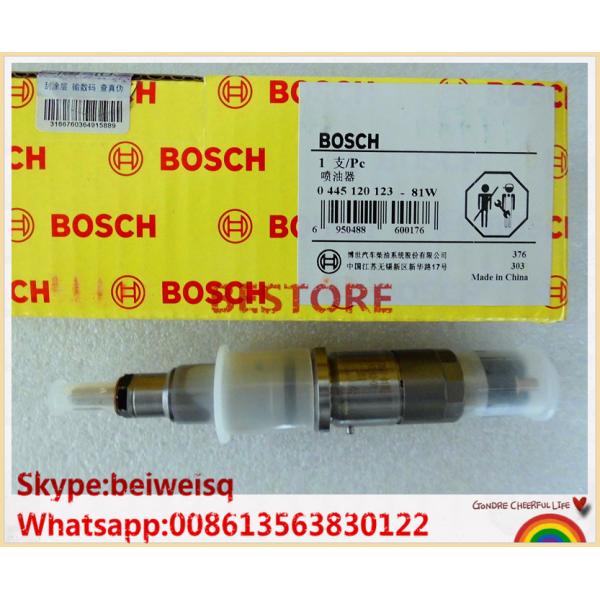 Quality BOSCH Original and New Common rail injector 0445120123 / 4937065 for ISLE engine wholesale
