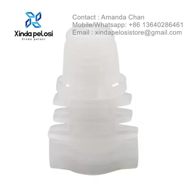Quality Custom Size Good Quality Spout Pouch Packaging PE Plastic Spout With Cap For Beverage Pouch wholesale