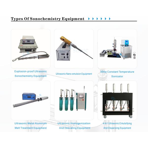 Titanium Horn 20khz Ultrasonic Homogenizers 3000w High Pressure For Agrochemical