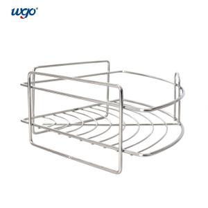 Nano WGO Corner Shower Caddy Rust Proof 10.1cm High Suction Fixed