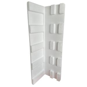 China White foam horn guard. It is a common packaging material, made of polystyrene and other foam plastics. on sale