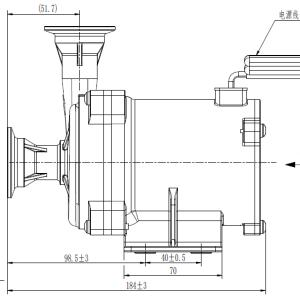 China High Energy Efficiency 48V Coolant Pump Die-Casting Aluminum Body for Water Pumping on sale