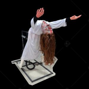 Horror Experience Haunted Mansion Props Pneumatic Ghost Animatronic Dropping