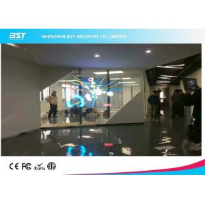 P16 Curtain Led Display Screen With Transparent Panels For Stage / Event /