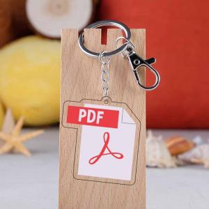 Factory Custom Souvenir Acrylic Key Chain Creative Logo Software Application
