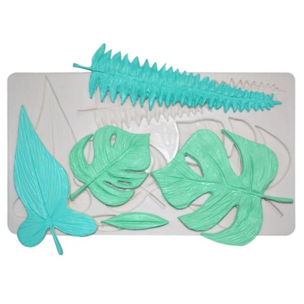Silicone Baking Utensils Cake Decoration Tool Leaf Shape Silicon Molds Fondant