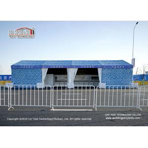 Customized Size Outdoor Event Tents Blue Camouflage Sidewall Airshow Event