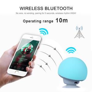 Cartoon Mushroom Wireless Bluetooth Speaker Waterproof Sucker Mini Portable