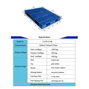Nestable Pallets Made From Recycled Plastic HDPE Pallets 1400x1600