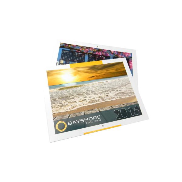 Quality Matte Laminated Poster Wall Calendar , Large Hanging Calendar For Business wholesale