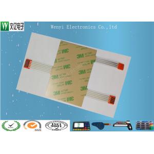 Cheap Capacitive Touch Membrane Panel Switch With Tempered Glass Silk Screen Print for sale