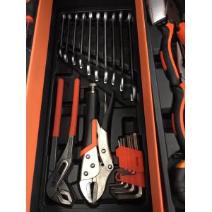 Three Layers Portable Steel Toolbox Multi-Function Household Folding Hardware