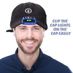 IP44 Hands Free Headlamp Work Light Clip On Cap Rechargeable Work Headlight
