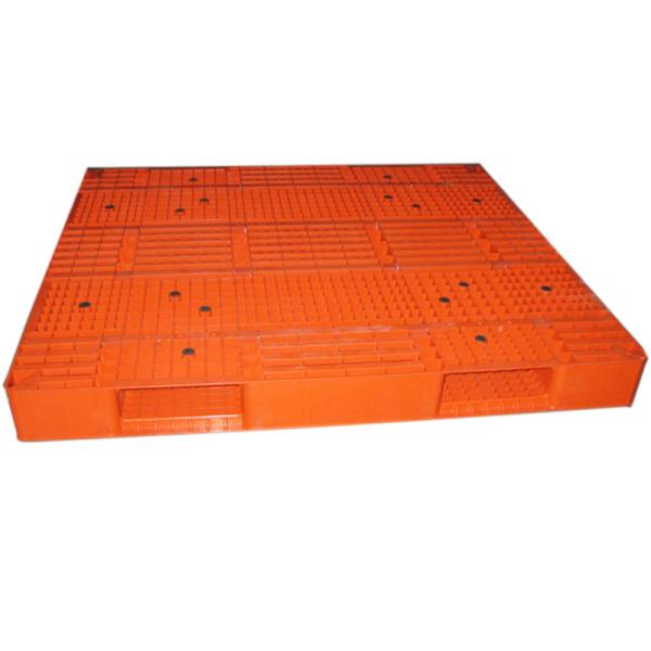 Quality Orange Food Grade Reusable Plastic Pallets Made From Recycled Plastic wholesale