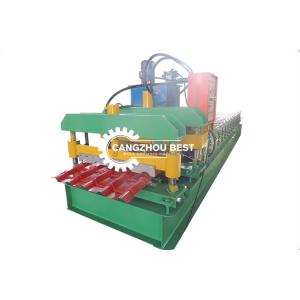 Aluminium 3m/Min 0.7mm Glazed Tile Roll Forming Machine