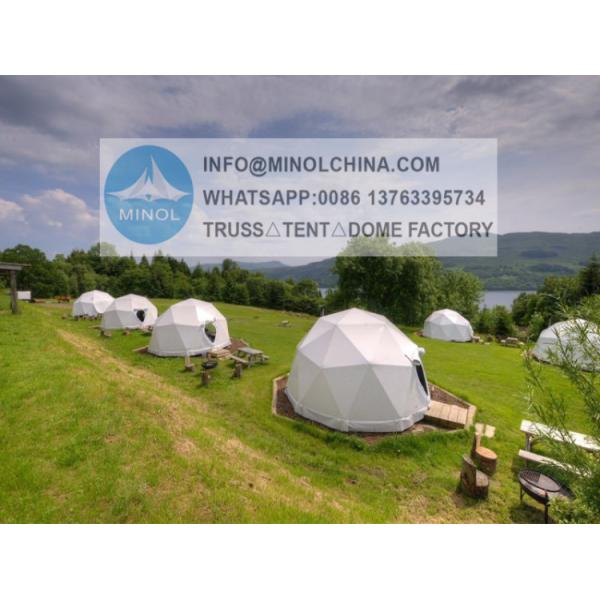 Quality PVC Coated Portable Geodesic Dome Shelter Hot Galvanized wholesale