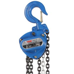 Steel forged 2 t 3 m Manual Trolley Hoist With Automatic Double Pawl Braking System