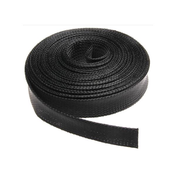 Melt Temperature Flexible Braided Wire Covers Custom Diameter Abrasive Resistance