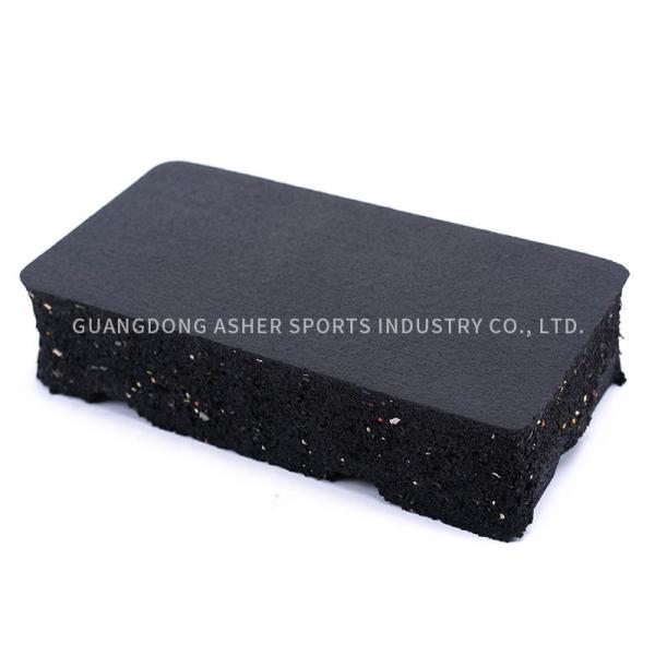 Anti Slip Interlocking Rubber Floor Tiles , High Density 20mm Rubber Gym