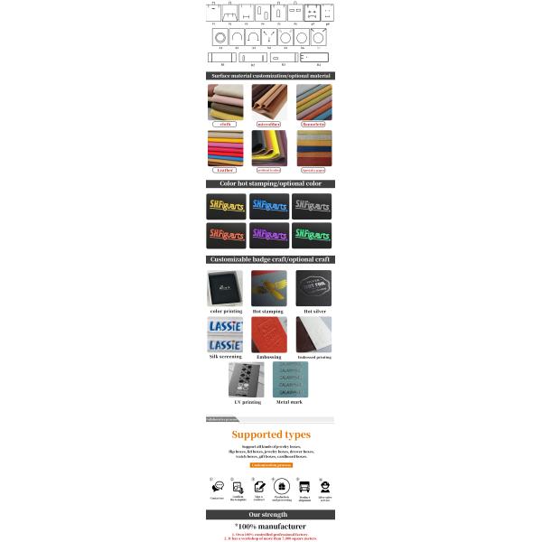 Four Leaf Clover Shape Spray Paint Drawer Jewelry Box for Sophisticated Packaging