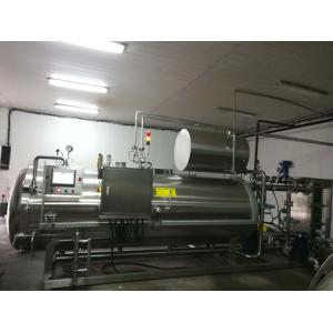 Fruit Vegetable Retort UHT Sterilizer Machine High Efficiency Customized