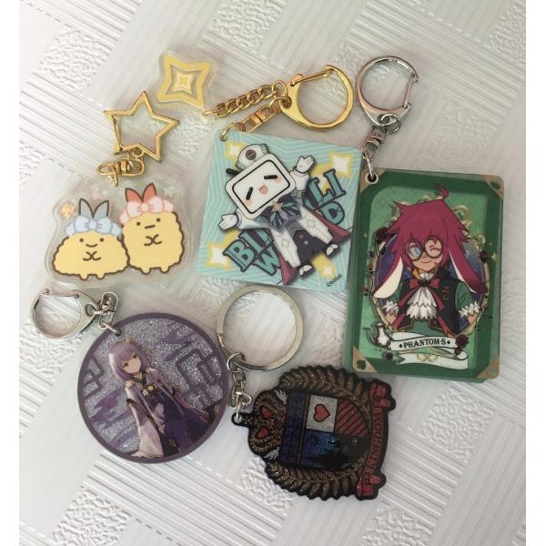 Quality High Definition Holographic Acrylic Charms , Cartoon Character Charms wholesale