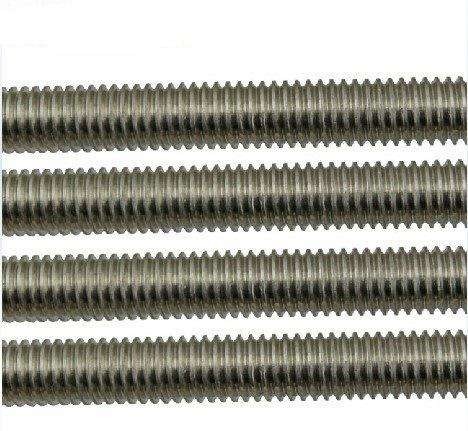 High Tensile Fine Pitch Threaded Rod Studs , Long Galvanized Threaded Rod 1m-3m