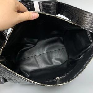 Exotic Genuine Alligator Skin Men Flap Pockets Bag Authentic Crocodile Leather