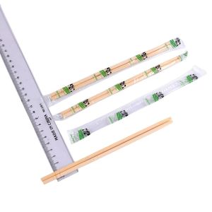 Round Bamboo Disposable Chopsticks with Customized Logo Modern Style and For Household/Restaurant/Hotel