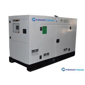 Silent Type White Cummins Diesel Generators Standby Power Solution 50HZ / 60HZ