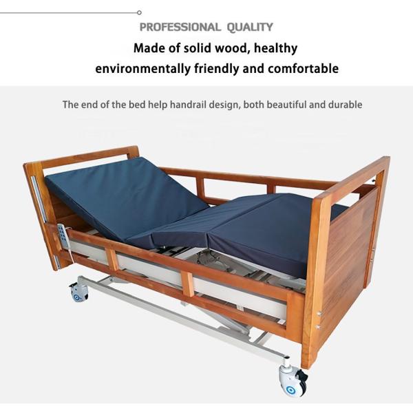 High-Quality Electrically Operated Wooden Bed with Rising Function