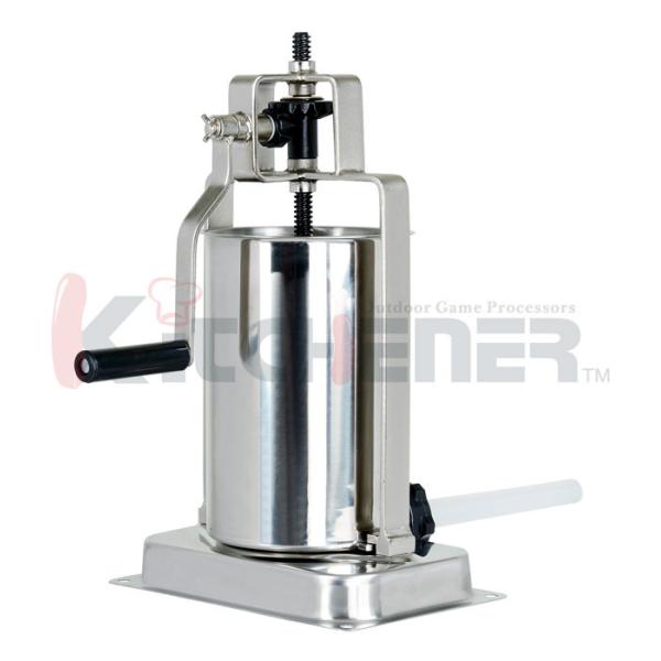 Quality Hand Manual Sausage Stuffer Making Equipment 10LBs With Three Stuffing Tubes wholesale