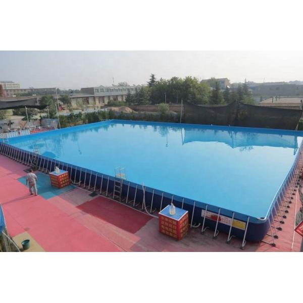 Quality Big Project Rectangular Above Ground Portable Swimming Pool 1.5m Height wholesale
