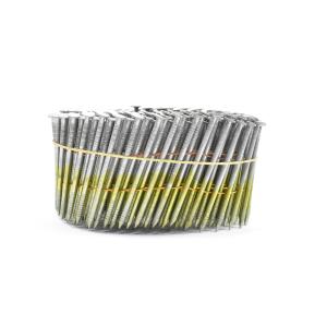 Wire Collated Electric Galvanised Coil Nails For Construction Ring Shank  2''