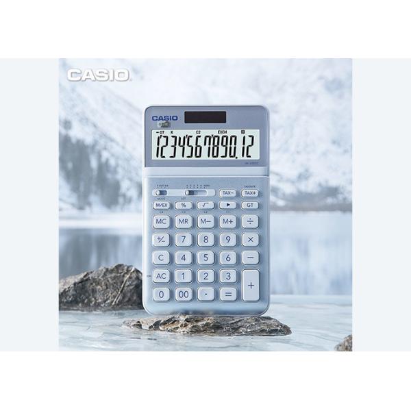 For Casio JW-200SC Fashion White collar Desktop Business Office dual Power calculator