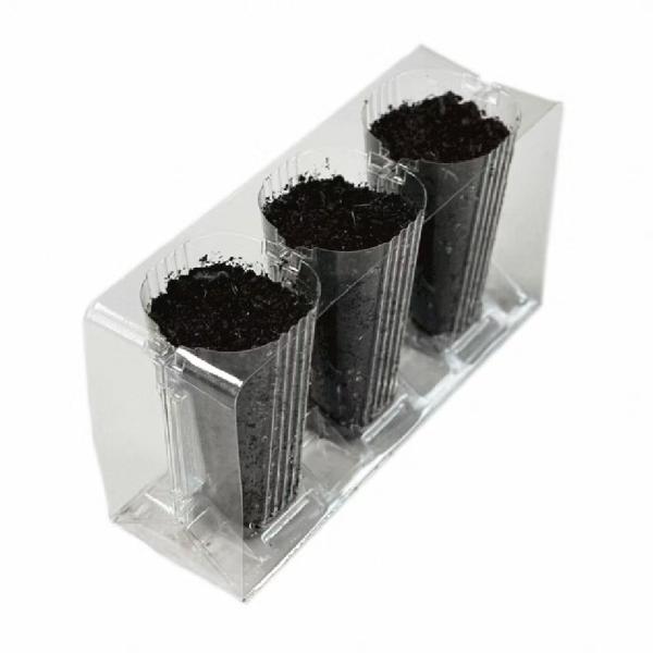 Quality Customized 3 Cavity Clamshell Clear Pet Deep Cavity Seedling Tray wholesale