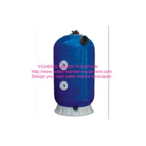 Fiberglass Depth Swimming Pool Sand Filters Side Mount Type Connect To Butterfly Valves