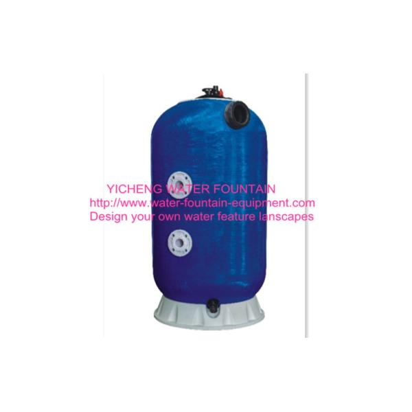 Quality Fiberglass Depth Swimming Pool Sand Filters Side Mount Type Connect To Butterfly Valves wholesale